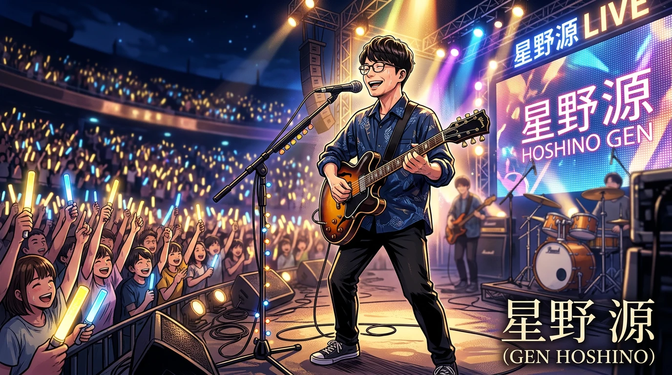 星野源 イラスト