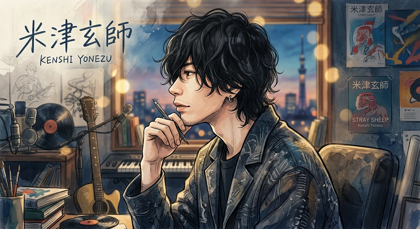 米津玄師 イラスト